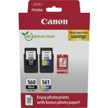 Canon PG-560/CL-561 Ink Cartridge + Photo...