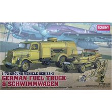 Academy German Fuel Truck & Schwimmwagen