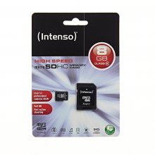 Флешка Intenso microSDHC 8GB Class 10