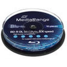 Диски MEDIARANGE BD-R DL 6x CB 50GB MediaR...