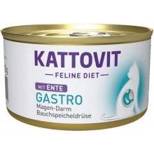 KATTOVIT Feline Diet Gastro Duck - wet cat...