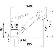 Sourcing KITCHEN TAP NOVARA PLUS CHROME WITH...
