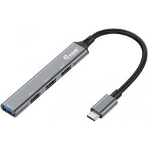 Equip 4-Port USB 3.0/2.0 Hub, USB-C