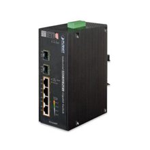PLANET IGS-624HPT network switch Unmanaged...
