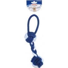 Record Dog toy COTTON ROPE BALL WITH HANDLE...