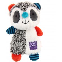 GIGWI Puppies toy, raccoon, squeaky, white