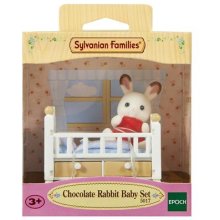 SYLVANIAN FAMILIES Chocolate Rabbit Baby Set...