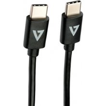 V7 USB-C 2.0 CABLE 480MBPS 2M BLK USB-C DATA...