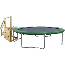 Home4you Trampoline with slide, climbing...