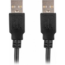 LANBERG Kabel USB -A M/M 2.0 1.8m czarny