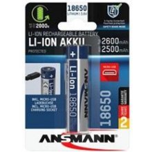 Ansmann Li-Ion 18650 2600mAh 3,6V Micro-USB...