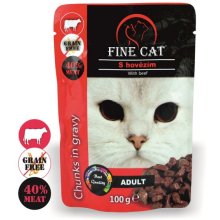 Fine cat kassieine veisega 22X100g