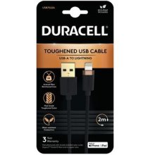 Duracell USB7022A lightning cable Black