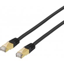 Deltaco Patch cable S/FTP Cat7, 0.3m...