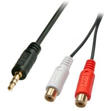 Lindy 0.25m AV Adapter Cable - 3.5mm Male to...