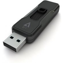 V7 4GB FLASH DRIVE USB 2.0 BLACKRETRACTABLE...