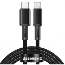BASEUS CABLE LIGHTNING TO USB-C 2M/BLACK...