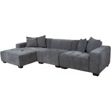 Home4you Corner sofa DAHLIA LC, grey