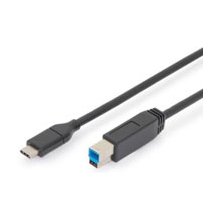 DIGITUS USB Type-C Cable Gen2 Type-C to B...