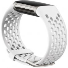Fitbit Charge 5,Sport Band,Frost White,Large