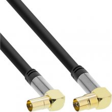 InLine Premium Antenna cable angled, 4x...