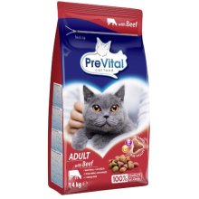 PREVITAL Cat Food Adult with Beef - Dry Cat...