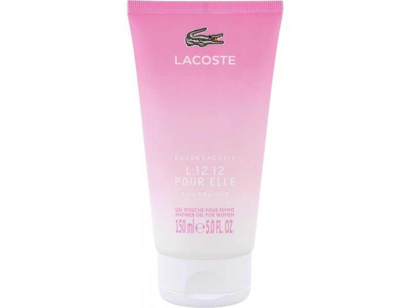 lacoste pink shower gel