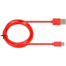 IBOX CABLE I-BOX USB 2.0 TYPE C, 2A 1M RED