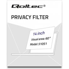 QOLTEC Privatizing filter RODO 14 inch 16:9