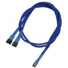 Nanoxia Kabel 3-Pin Y-Kabel, 60 cm, blau