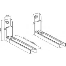 Maclean Microwave handle white Macleam...