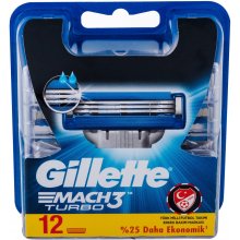 GILLETTE Mach3 Turbo 12pc - Replacement...