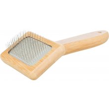 Trixie Soft brush, bamboo/metal, 7 × 16 cm