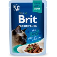 Brit Premium Cat Delicate Beef Fillets in...