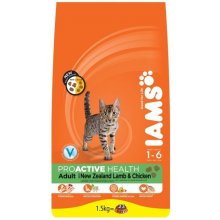 Iams Complete dry feed CAT Adult Lamb 1.5kg...