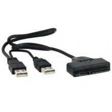 USB 2.0 Type-A to SATA 7+15Pin Adapter