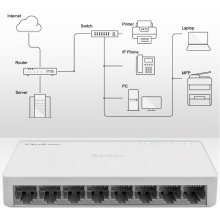 QOLTEC Network SWITCH 8xRJ45 port 1000Mbps...