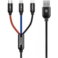 BASEUS USB CABLE 3-IN-1 USB-C / LIGHTNING...