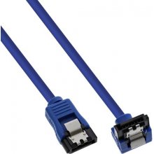 InLine SATA 6Gb/s Round Cable blue angled...