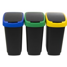 Rotho Twist - trash bin - 3 x 25l