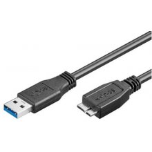 Goobay USB 3.0 USB-kabel 3m Sort