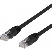 DELTACO Network cable U/UTP Cat6, 2m, black...