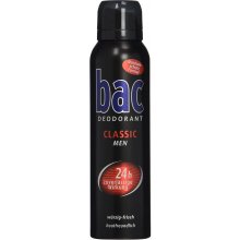 BAC Classic 150ml - 24h Deodorant for Men...
