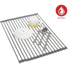 Tatkraft Spin Over Sink Roll Up Dish Drainer...