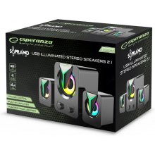Esperanza EGS107 Speakers 2.1 USB LED 5 W...
