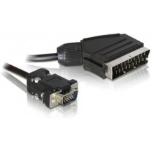 DELOCK 65028 video cable adapter 2 m SCART...