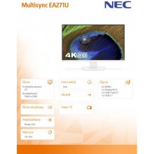 NEC EA271U-WH 27IN IPS 3840X2160 HDMI DP...