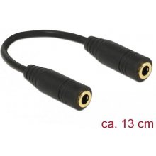 DELOCK 65896 audio cable 0.13 m 3.5mm Black