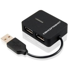 CONCEPTRONIC Travel 4 Ports USB Hub