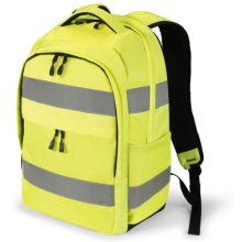 Dicota Hi-Vis backpack Yellow Polyethylene...